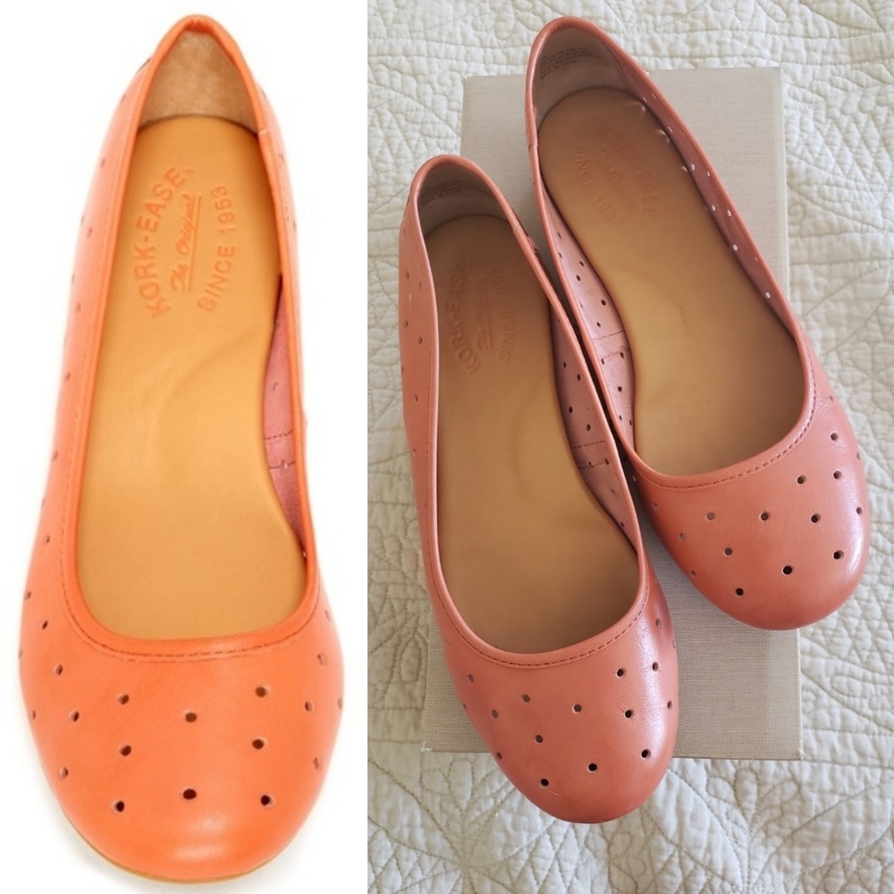 Kork Ease Nessa orange flats, 8